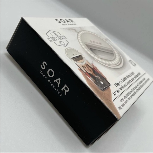 Soar LED RING LIGHT Cell Phone Clip On New In Box - Picture 2 of 7